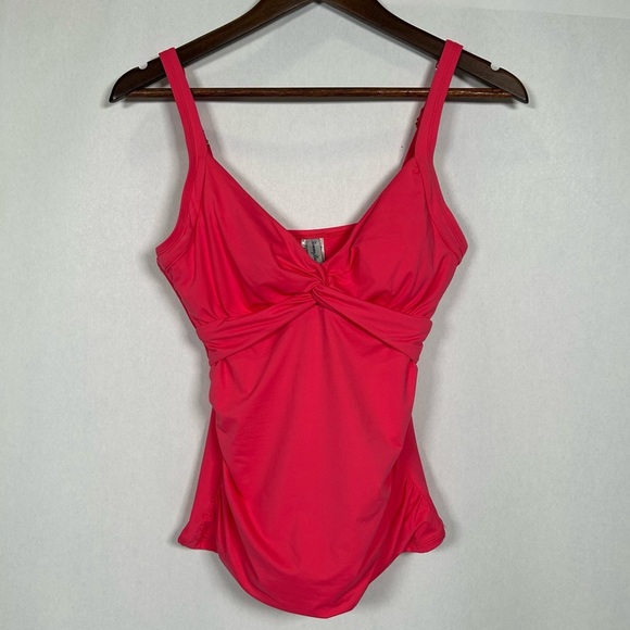 Tommy Bahama Pink Swimwear Tankini Top - Picture 1 of 13